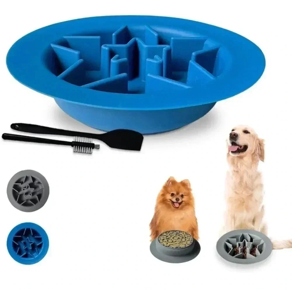 Reversible Dog Slow Feeder Bowl Lick Mat, NWT